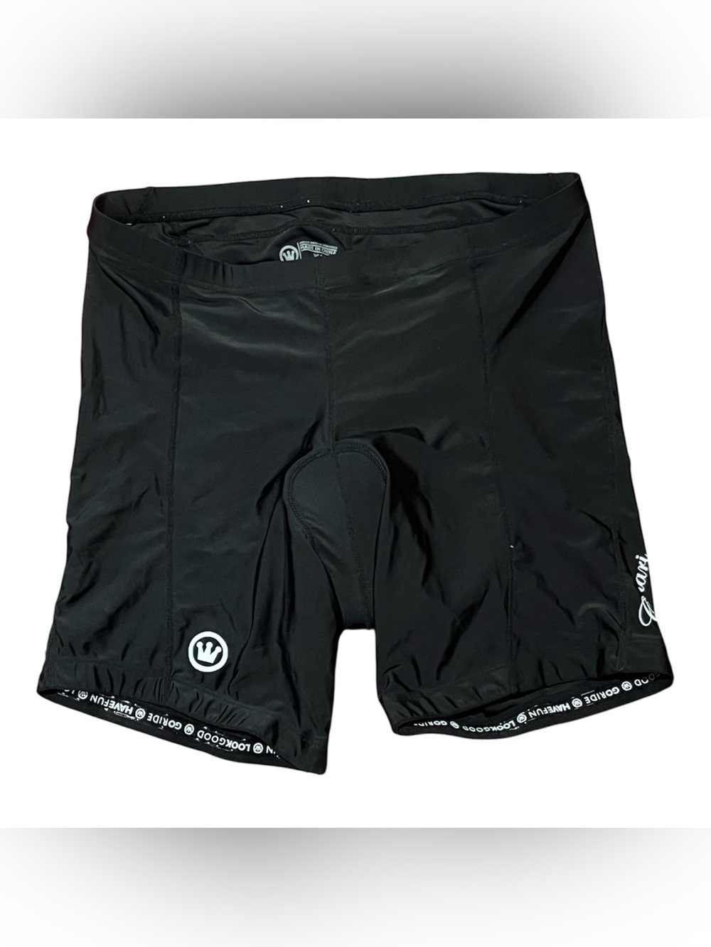 Canari Black Men's Cycling Shorts with Padded Chamois